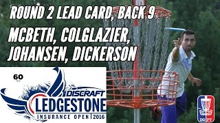 2016 Ledgestone Open: Round 2 Lead Card, Back 9 (McBeth, Colglazier, Johansen, Dickerson)