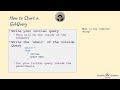 CTE vs SubQuery