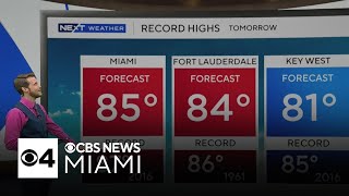 Record-high temperatures possible in South Florida on Friday