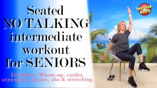 Seated Full-Body Workout | Chair Workout for Seniors | No Talking Workout, Just Music!