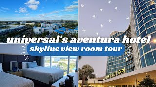 Univeral's Aventura Hotel | Skyline View Room Tour | Universal Orlando Resort