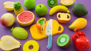 Learning Names of Food for Kids |  Part 2 : Fruit and Vegetables | Velcro Cutting Fruit and Veggies