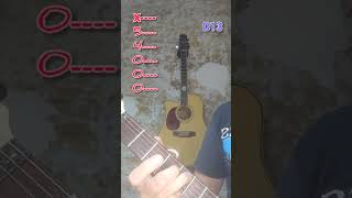 Easy chord on guitar D13