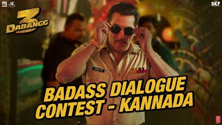 Dabangg3: Badass Dialogue Contest -Kannada | Salman Khan | Kichcha Sudeepa | Prabhu Deva|20th Dec'19