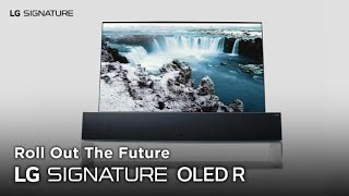 OLED R Iconic Film: A Swath of The Future with Rollable OLED TV