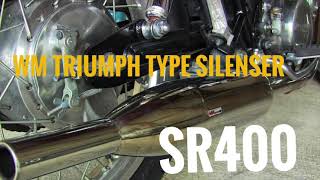 WM Triumph type silencer SR400