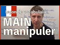 MANIPULATION 🇫🇷 vocabulaire  - La main