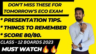Presentation Tips | How to write Answers | Don't Miss this | Class 12 | Economics Boards 2023