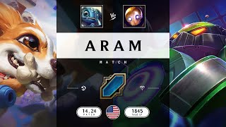 ARAM Match: Super Fizz vs Super Blitzcrank - NA server Patch 14.24