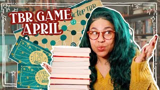April TBR Game || Another Wild Game! || Table Top TBR