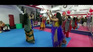 Bollywood mix garba dance performance with latest movie songs #sync #loveforgarba