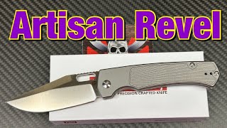 Artisan / Laconico Revel titanium frame lock knife !  Great design and great value !