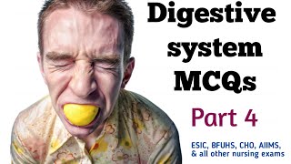 Staff Nurse exam papers || Digestive system MCQs
