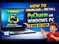 How to Install PyCharm on Windows PC | Step by Step#PyCharm #Python#WindowsTutorial#Coding#techbrain