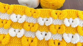 👌🏻💯the world's easiest crochet butterfly pattern / baby blanket pattern /bag cardigan vest models