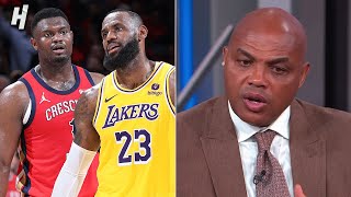 Inside the NBA reacts to Lakers vs Pelicans Play-In Highlights