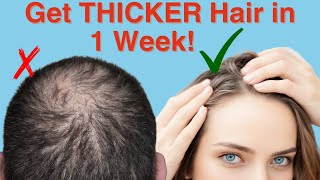 13 Scientifically PROVEN Ways to Grow Thicker Hair NATURALLY (Men and Women)