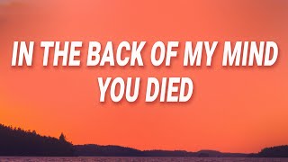 d4vd - In the back of my mind you died (Romantic Homicide) (Lyrics)