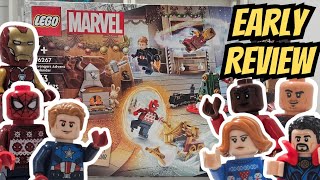 LEGO Marvel Avengers Advent Calendar EARLY 2023 Set REVIEW! (76267)
