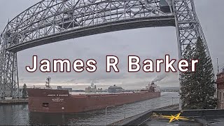 James R Barker departed Duluth 10/30/2025
