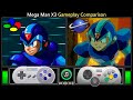 Mega Man X3 (SNES vs Sega Saturn) Gameplay Comparison