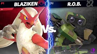 Cha5os The Unbalance Mod Returns (P1) BLAZIKEN  vs R.O.B  (CPU) (Version 1.3.0.3) (By Ryujinx)