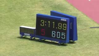 H30　三重インターハイ　男子4x400mR　準決勝1組