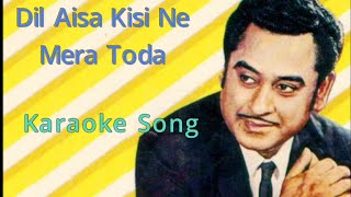 Dil Aisa Kisi Ne Mera Toda || Karaoke Song With Lyrics || Amanush Movie Song