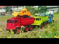 Mobil Truk Tronton Panjang Penuh Mobil Mobilan, Mobil Balap, Truk Molen,Truk Oleng, Excavator Loader