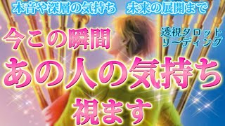 【透視深掘り】1番新しいあの人の気持ち🩷見た時がタイミング✨　個人鑑定級　タロット占い　オラクルカード　本音・復縁・未来の展開🌈