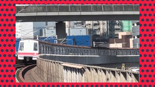 (補回轉綫站影車位) 港鐵荃灣綫: M-Train (A161/A162)駛經荔景站1號月台