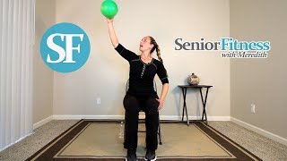 Senior Fitness - Seated Exercises with Playground Ball