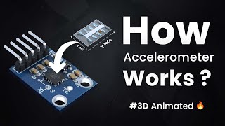 How Accelerometer ADXL335 Works ? | 3D Animated 🔥