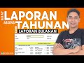 cara membuat laporan absensi tahunan di excel