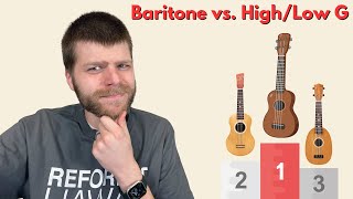 Baritone vs. High / Low G Ukulele - What's the Difference? || Plus: Pros & Cons