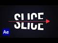 How to Create a Text Slice Effect in After Effects (Step by Step Tutorial)