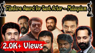 Filmfare Award for Best Actor Malayalam ★ Filmfare South ★ Fahadh Faasil ★ Mammootty ★ Mohanlal