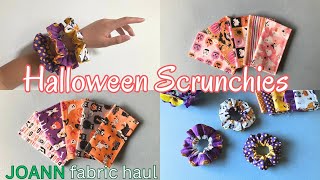 Joan Fabric Haul🎃 DIY Spooky Halloween Scrunchies🧵Easy & Fun Tutorial