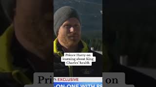Prince Harry says he jumped on a plane as soon as he found out about King Charles’ health.