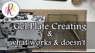 Gel Plate - What Works & Doesn't | Magazine Pull | Tips & Techniques | #GelPress | Process Video