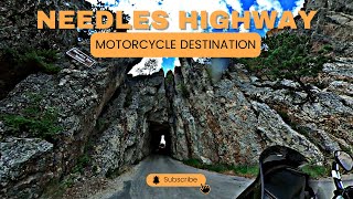 Motorcycle Destination:  Needles Highway South Dakota