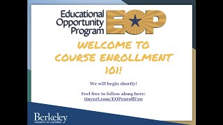 EOP Enrollment Webinar Summer 2020