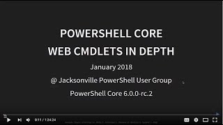 PowerShell Core 6 0.0-rc.2 Web cmdlets in depth