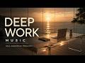 Deep Work Ocean Waves - Focus Music for Productivity & Study 🌅