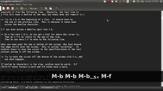 Emacs Tutorial 4 : Basic Navigation Part 2