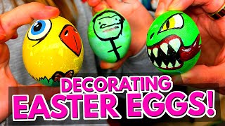 Decorating Crazy Easter Eggs