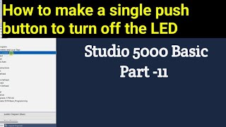 Single Push button ON/OFF PLC Program - Example Problems for Practice