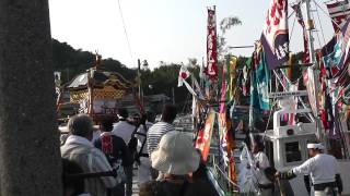 瀬居八幡宮祭礼2014・・坂出瀬居沖にて