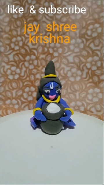Krishna Idol Making With Clay Shorts You Tube Shorts Youtube