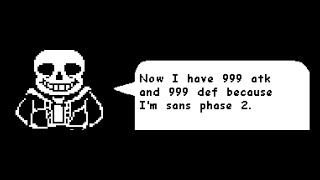 sans atk 999 def 999 3D